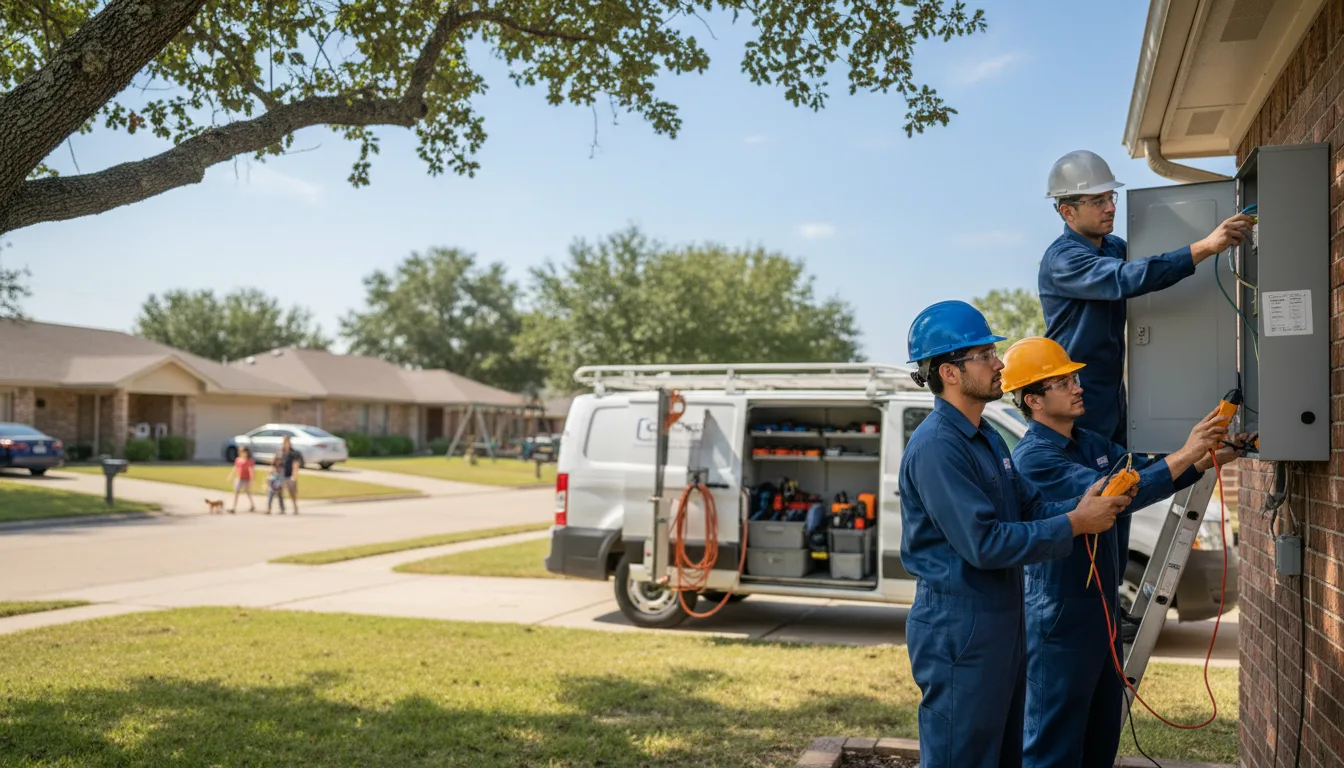 Certified electrician providing emergency electrical services in Divernon, IL